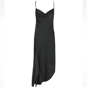 C/MEO Silky asymmetric hemline dress
